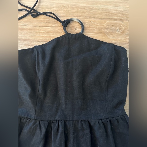 Old Navy Linen Blend Halter Romper S - Picture 3 of 4
